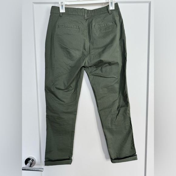 Olive Gap Girlfriend Chino Pants - Picture 2 of 3